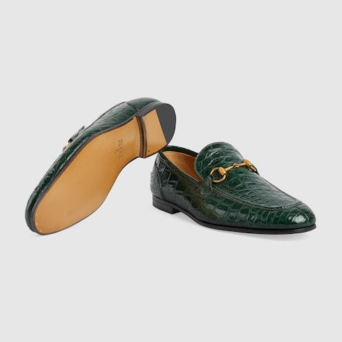 Men's Gucci Jordaan crocodile loafer