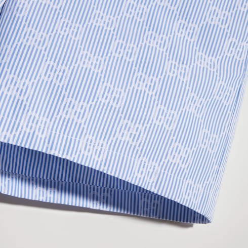 Children's GG striped poplin shorts