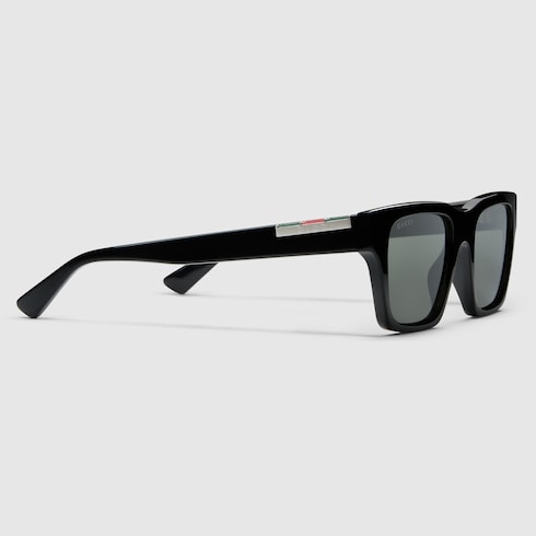 Rectangular frame sunglasses