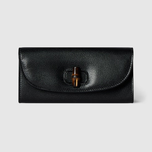 Long wallet with bamboo
