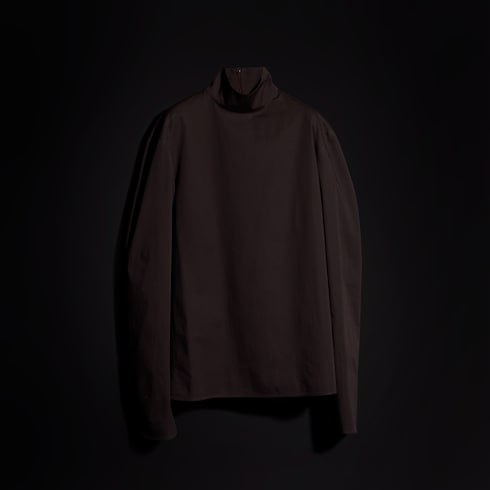 Cotton poplin shirt