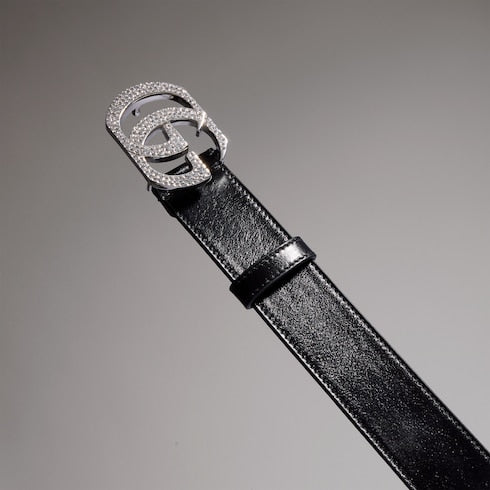 Belt with Double G buckle