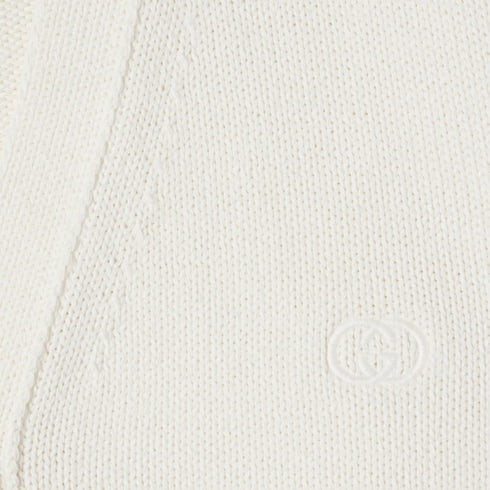 Cotton cardigan with embroidery