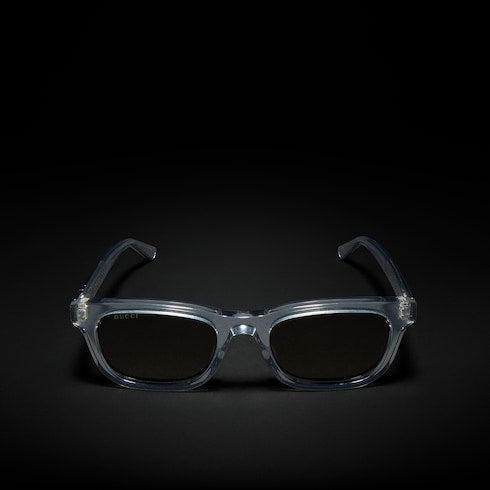 Rectangular-frame sunglasses