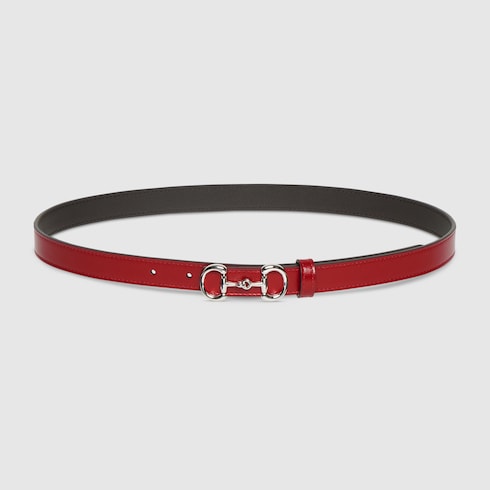 Thin belt with Horsebit buckle