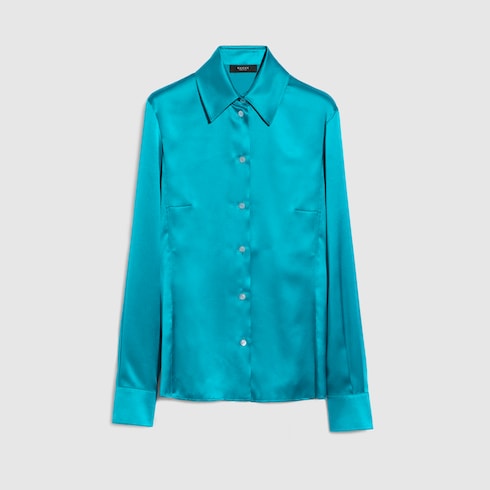 Silk satin shirt