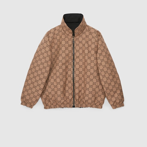 Reversible GG canvas jacket