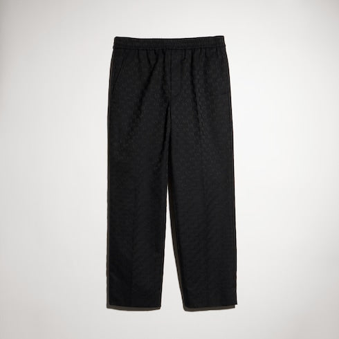 GG cotton blend canvas pant
