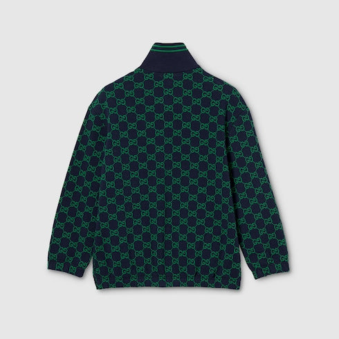 Children's GG cotton zip jacket