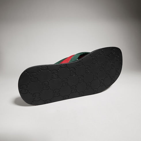 Men's thong sandal with Interlocking G
