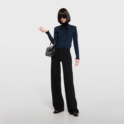 GG fine fabric jacquard cardigan
