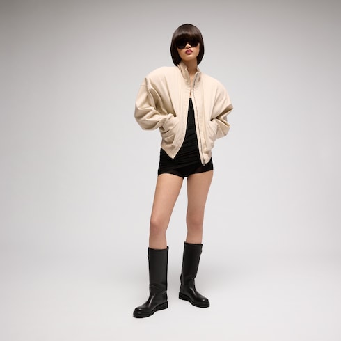 Women's biker boot with Web