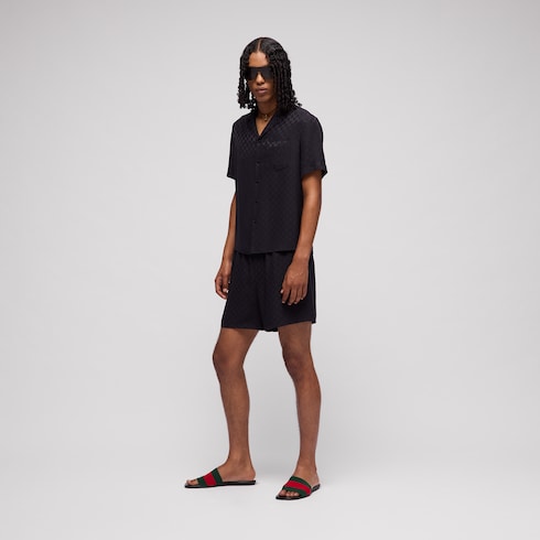 GG silk jacquard shorts