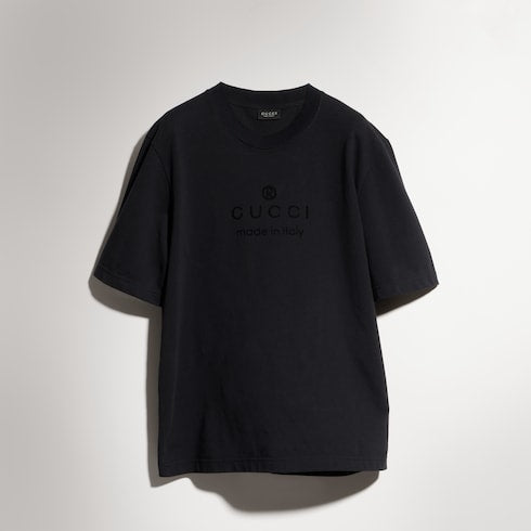 Cotton jersey T-shirt with print