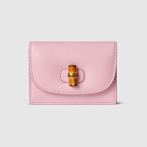 Card case with bamboo