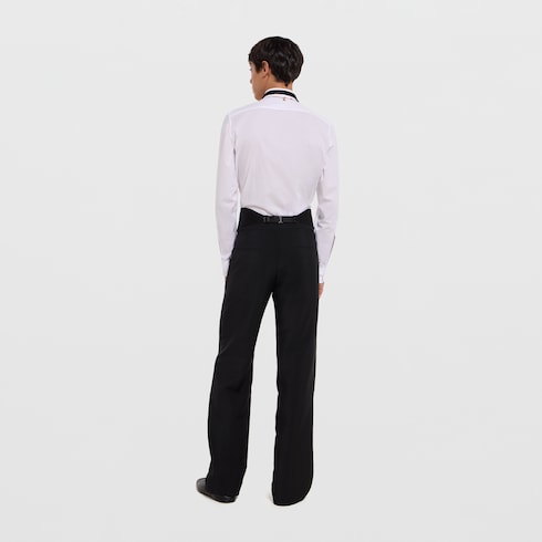 Light wool mohair canvas suit