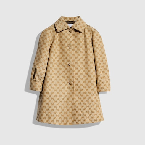 Children's GG canvas coat