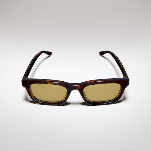 Rectangular-frame sunglasses