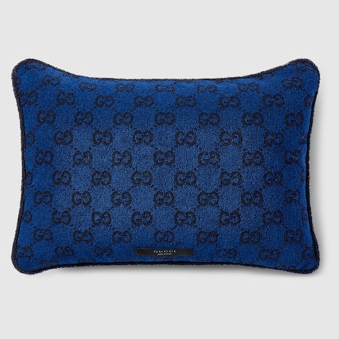 GG cotton rectangular cushion