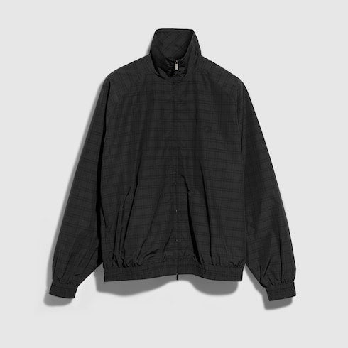 Prince of Wales nylon zip jacket