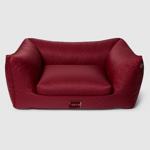 Small GG nylon pet bed