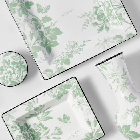 Herbarium print small trinket tray