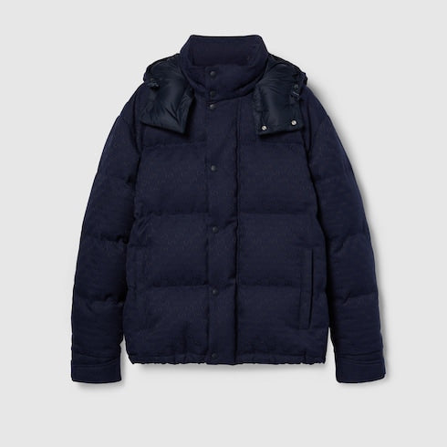 GG canvas down jacket