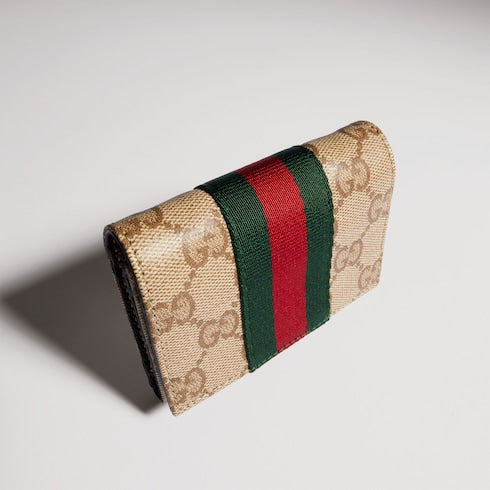 Bi-fold card case with Web