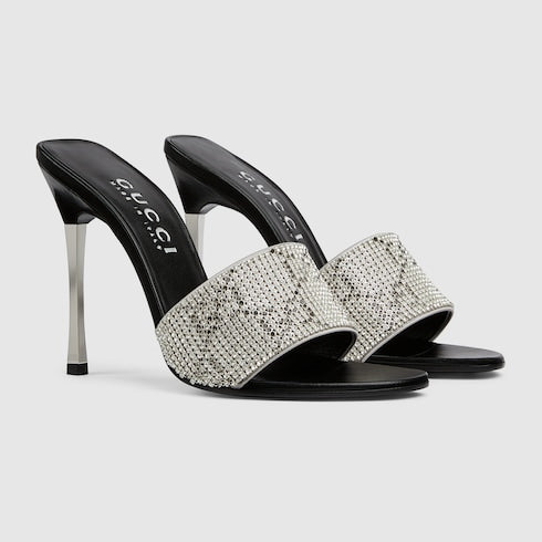 Women's crystal Bombshell slide sandal