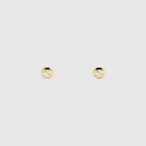 Gucci Interlocking 18k stud earrings