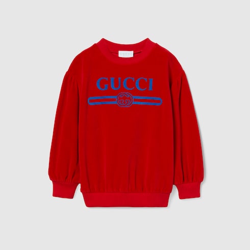 Children's chenille sweatshirt