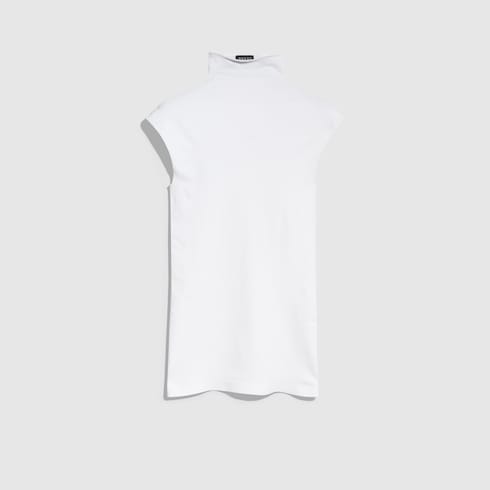 Seamless stretch nylon jersey tank top