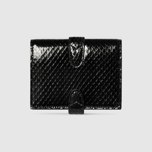 Gucci Jackie python medium wallet
