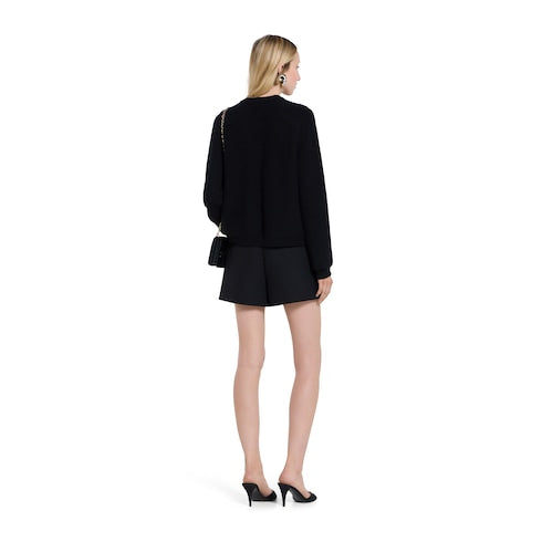 Wool cashmere cardigan with Horsebit