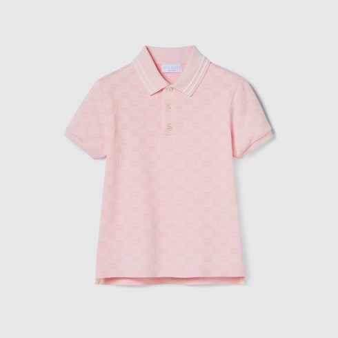 Children's GG cotton polo shirt