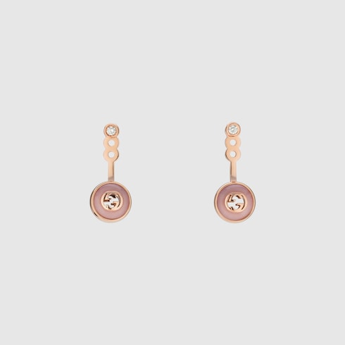 Gucci Interlocking 18k earrings
