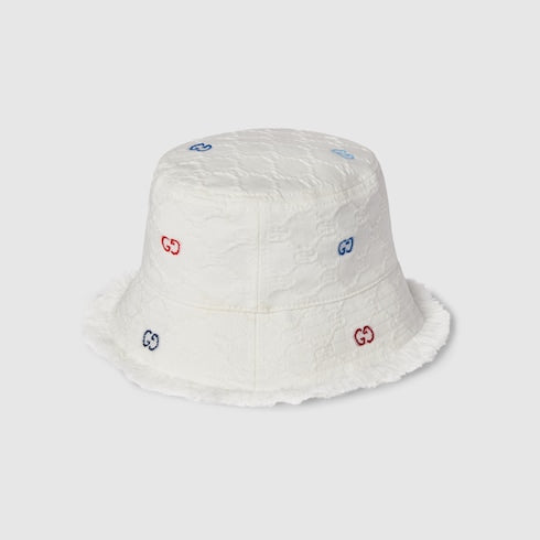 Children's GG cotton bucket hat