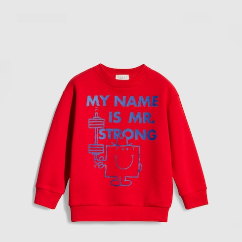 Children's cotton sweatshirt with print