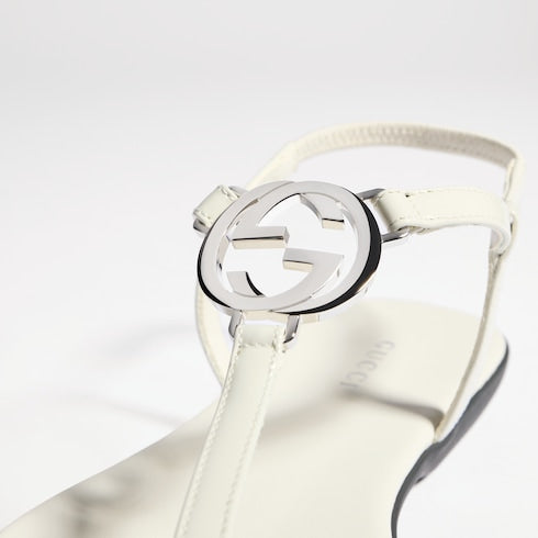 Women's thong sandal with Interlocking G