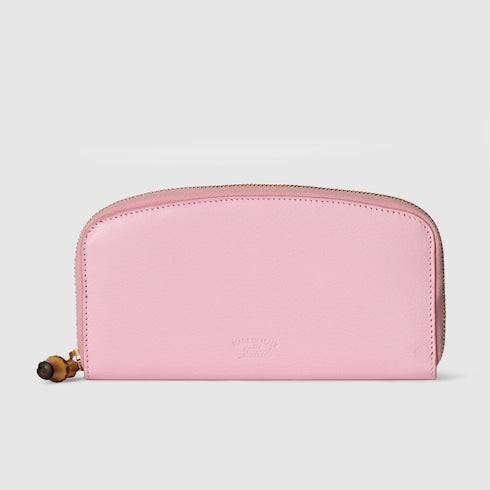 Zip around wallet with bamboo