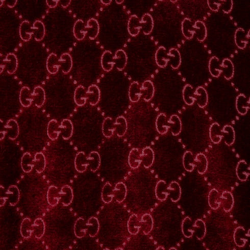 GG stretch velvet devoré zipped jacket