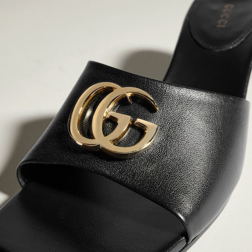 Women's slide sandal with Double G