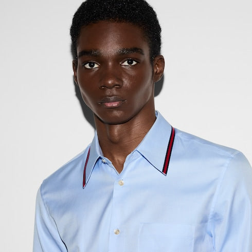 Oxford cotton shirt with Web