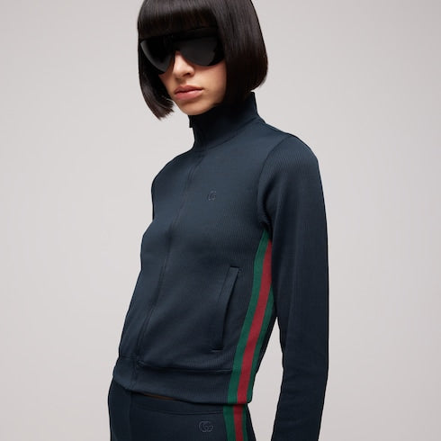 zip sweatshirt with Web