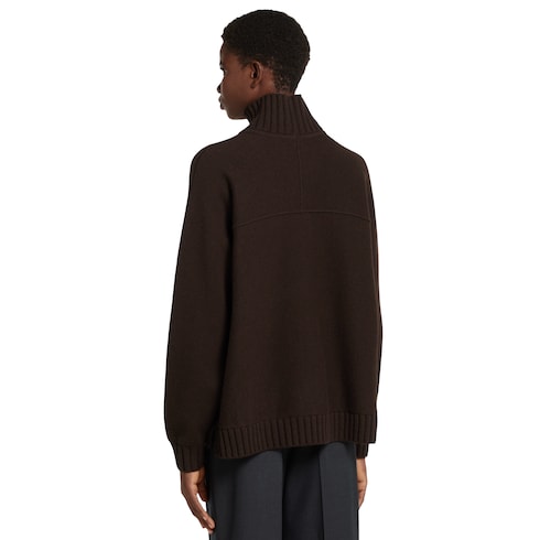 Wool cashmere sweater with Horsebit