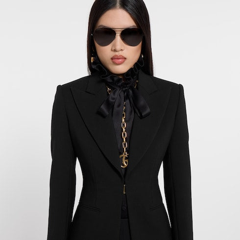 Technical stretch wool jacket