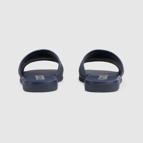 Men's slide sandal with tonal logo