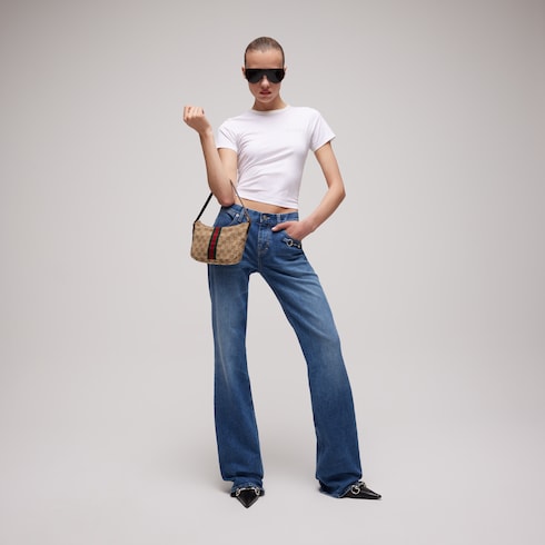 Cotton jersey T-shirt with embroidery