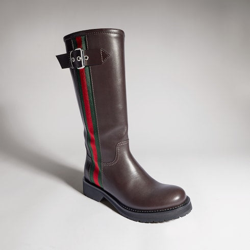 Women's biker boot with Web