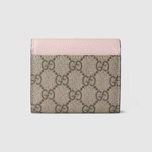 Bi-color GG Marmont mini wallet